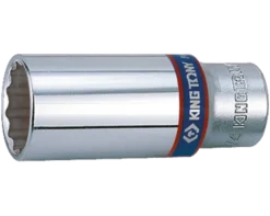 Chave de Caixa 3/8" Longa 12 mm 12 Faces King Tony 323012M