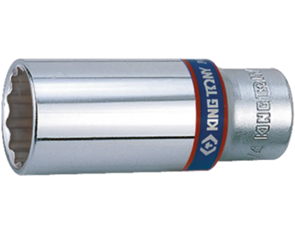 Chave de Caixa 3/8" Longa 12 mm 12 Faces King Tony 323012M
