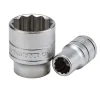 Chave de Caixa 1/2" 23mm Curta Bi-Hexagonal Kroftools 121223
