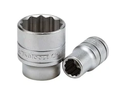 Chave de Caixa 1/2" 23mm Curta Bi-Hexagonal Kroftools 121223