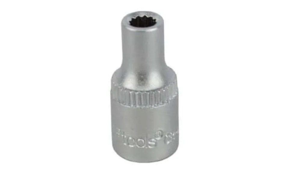 Chave de Caixa 1/4" 4,5mm Curta Bi-Hexagonal Kroftools 1412045