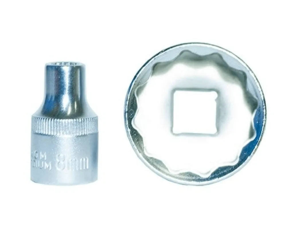 Chave de Caixa 1/2" 29mm Curta Bi-Hexagonal Kroftools 121229