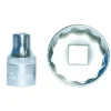 Chave de Caixa 1/2" 30mm Curta Bi-Hexagonal Kroftools 121230