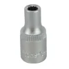 Chave de Caixa 1/4" 4mm Curta Bi-Hexagonal Kroftools 141204