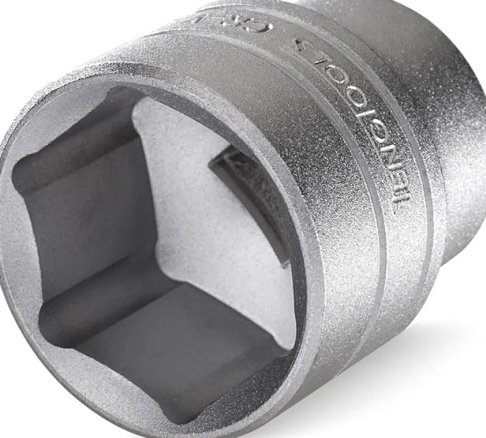 Chave de Caixa 3/8" 21mm Curta Hexagonal Kroftools 130621