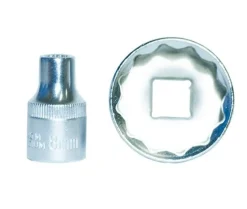 Chave de Caixa 1/2" 32mm Curta Hexagonal Kroftools 120632