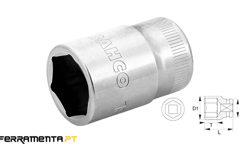 Chave de Caixa 36mm Hexagonal Bahco 7800SM-36