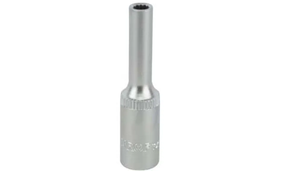 Chave de Caixa 1/4" 6mm Longa Bi-Hexagonal Kroftools 141206L