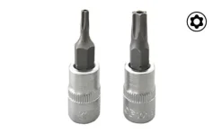 Chave de Caixa 1/4” T10H Ponta Torx Furada Kroftools 14310H