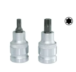 Chave de Caixa 1/2” T40 Ponta Torx Curta Kroftools 126040