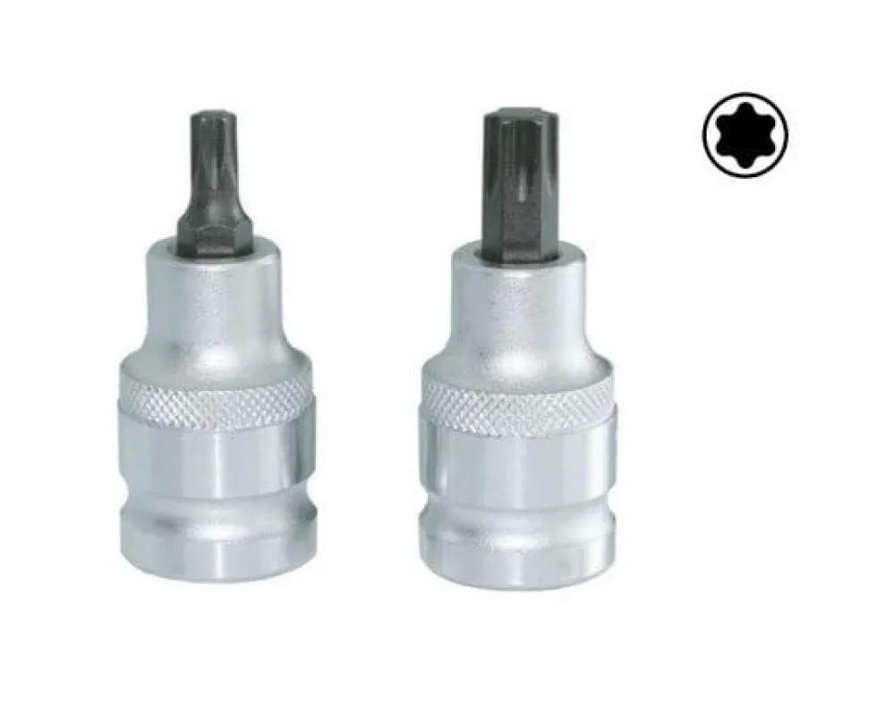 Chave de Caixa 1/2” T55 Ponta Torx Curta Kroftools 126055