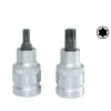 Chave de Caixa 1/2” T20 Ponta Torx Curta Kroftools 126020