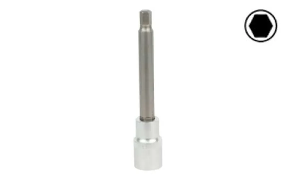 Chave de Caixa 1/2” 8x120mm Hexagonal Redondo Kroftools 1261208