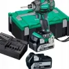 Chave De Impacto 1/4" 18V 5.0Ah Hikoki WH18DBDL2WPZ