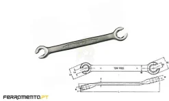 Chave de Porcas 13x14mm Teng Tools 641314