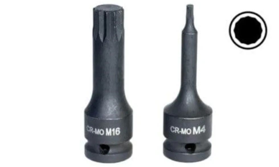 Chave 1/2” Impacto T55 Torx Kroftools 125055