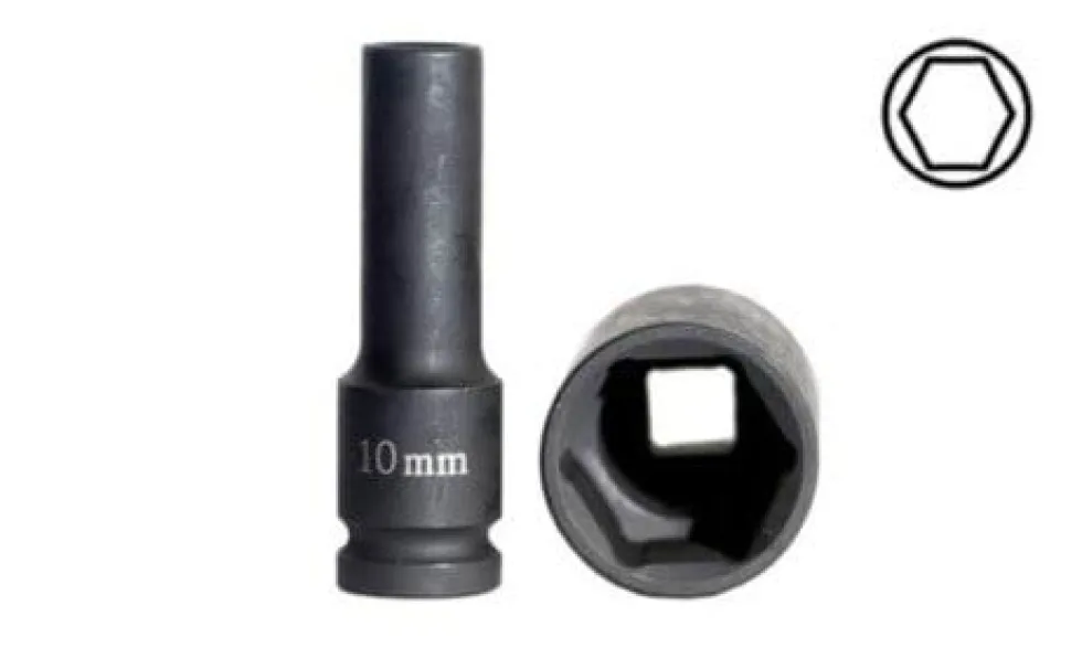 Chave Longa 1/2” Impacto 26mm Hexagonal Kroftools 1226L
