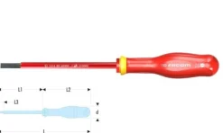 Chave P/ Parafuso Fenda Isolada 1000v Facom AT5.5x125VE