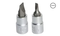 Chaves de Caixa 1/4” 3,5-7mm Pontas Fenda Kroftools