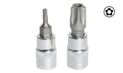 Chaves de Caixa 1/4” TS10-50H Pontas Torx TS Furadas Kroftools