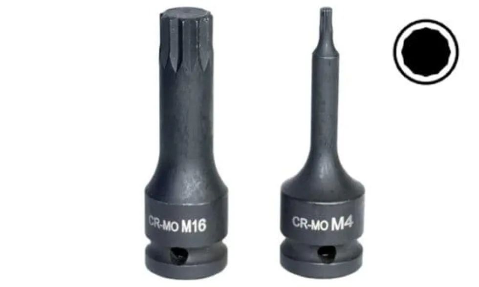 Chaves 1/2” Impacto M4-16 XZN Kroftools