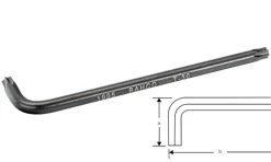 Chave Tipo L Para Parafusos TORX T 60 Bahco 1995TORX-T60