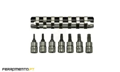 Chave Torx 1/4'' 7 Peças Teng Tools M1408TX