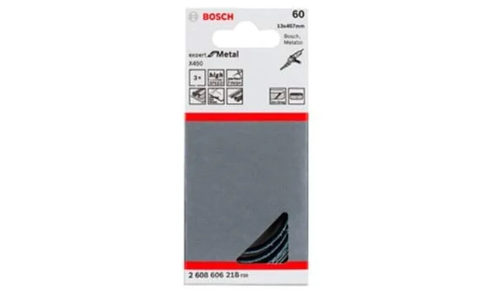 Cinta de Lixa G60 X450 Expert p/ Metal Bosch 2608606218