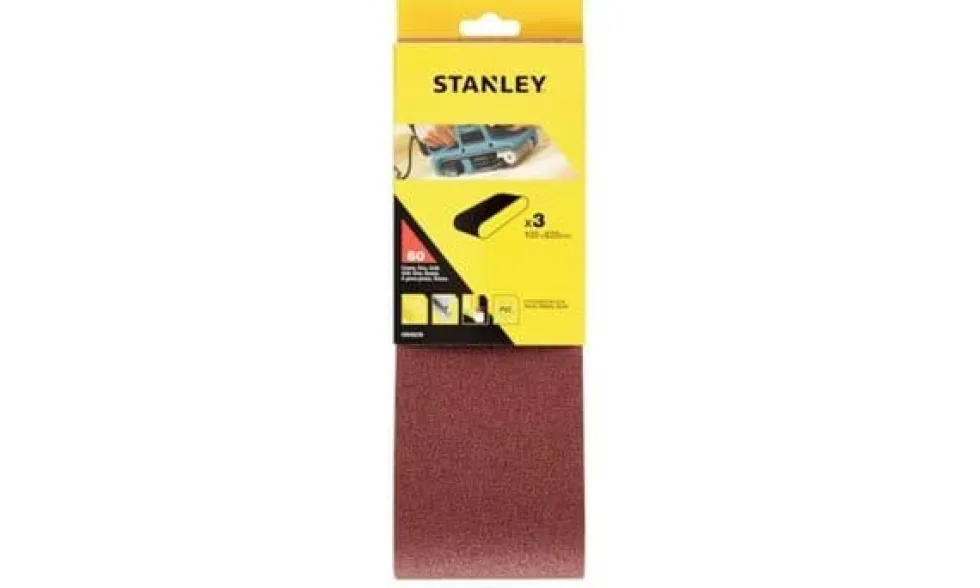 Cintas de Lixa 100x620mm Grão 60 Stanley STA33276-XJ