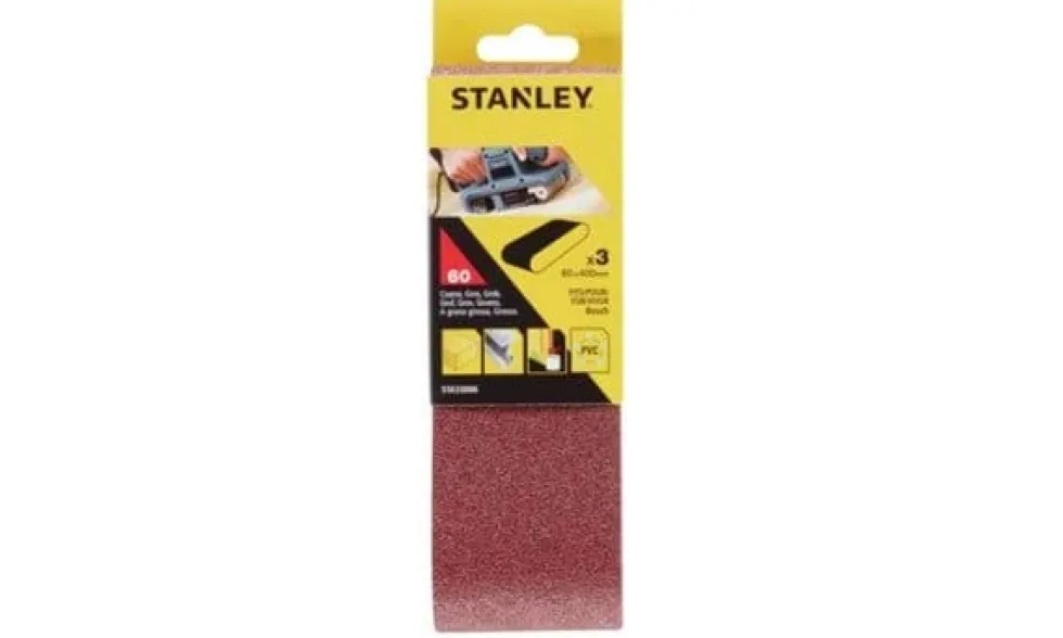 Cintas de Lixa 60x400mm Grão 60-150 Stanley