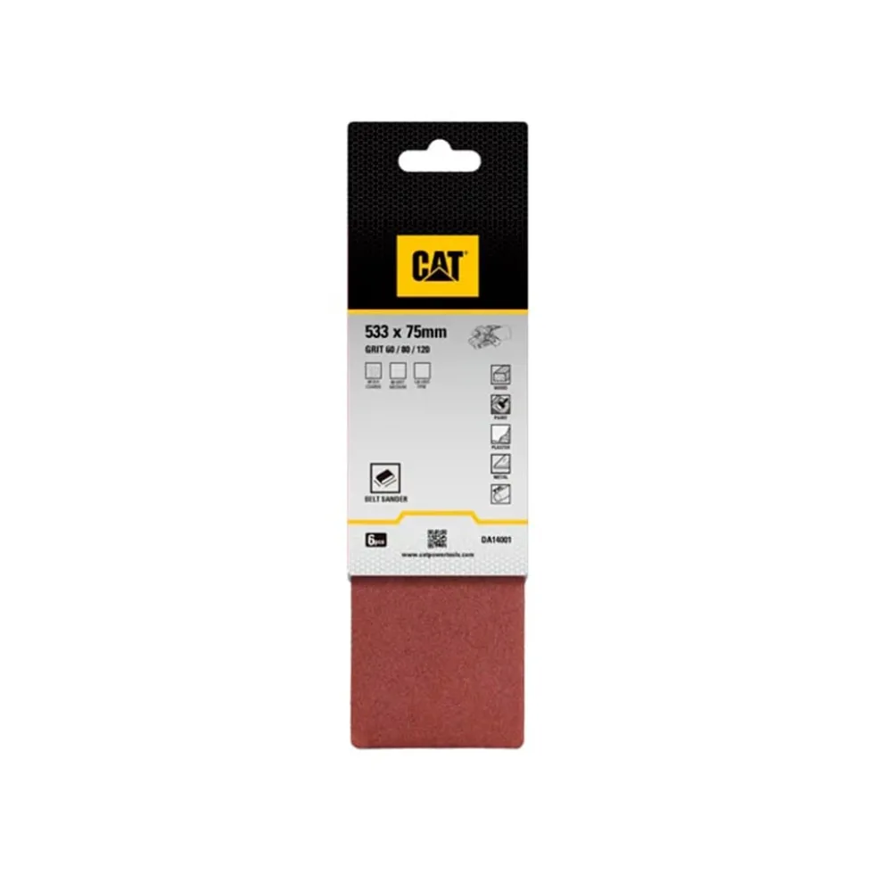 Cintas de Lixa 533x75mm 6pcs CAT DA14001