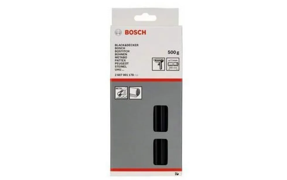 Cola de Fusão Preta 11x200 mm Bosch 2.607.001.178
