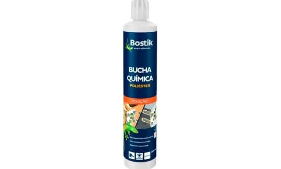 Cola e Veda - Bucha Química Poly Viniléster (Sem Estireno) 300ml Bostik