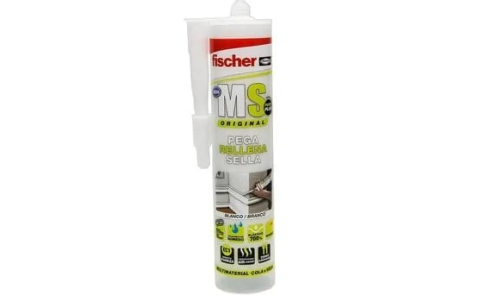 Cola e Veda 290ml Branco Fischer MS PLUS 546184