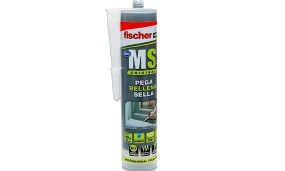 Cola e Veda 290ml Cinzento Fischer MS PLUS 546185