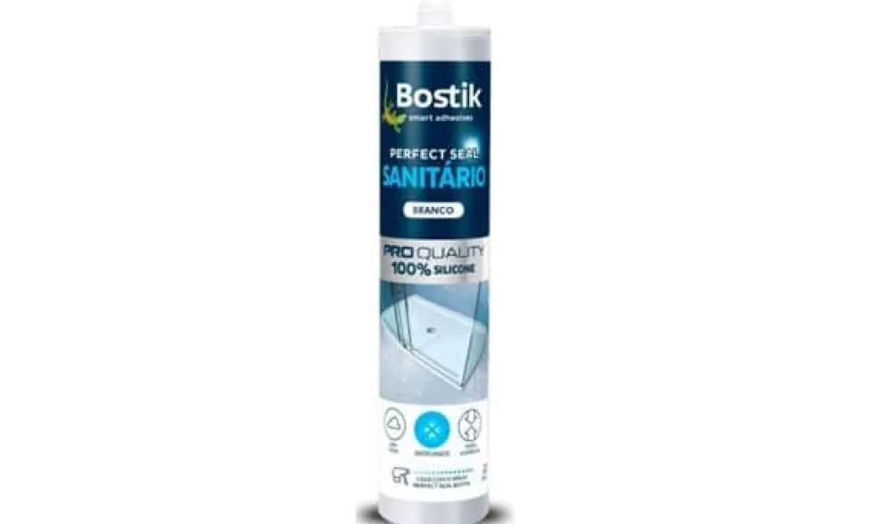 Cola e Veda - Perfect Seal Silicone - Sanitário Branco 280ml Bostik
