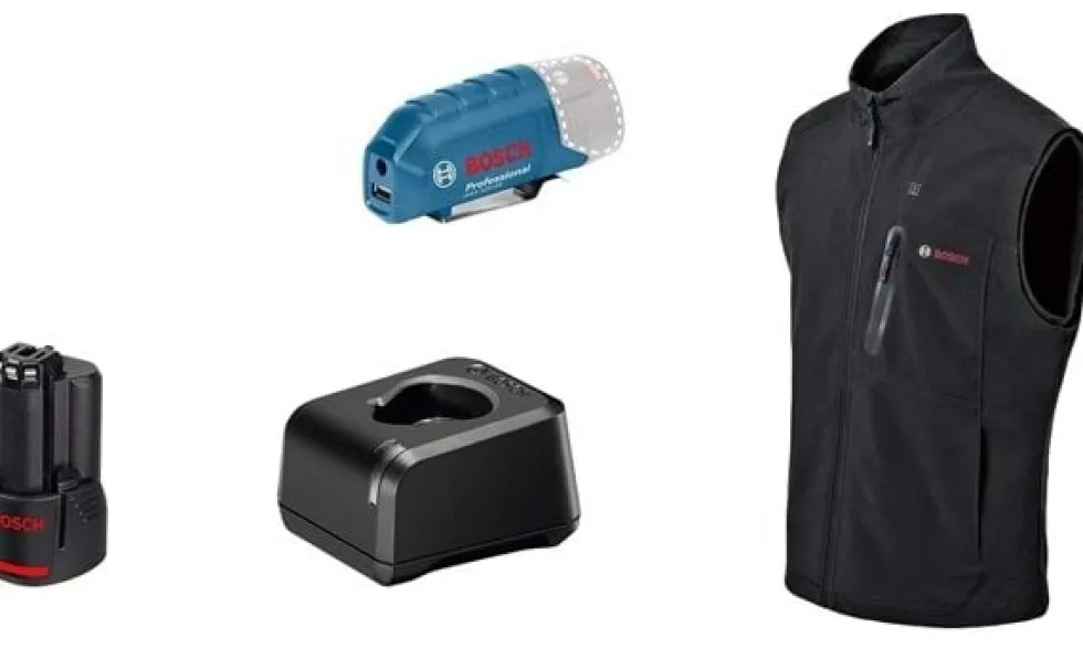 Colete c/aquecimento 2XL 12V 2.0Ah Bosch GHV 12+18V XV