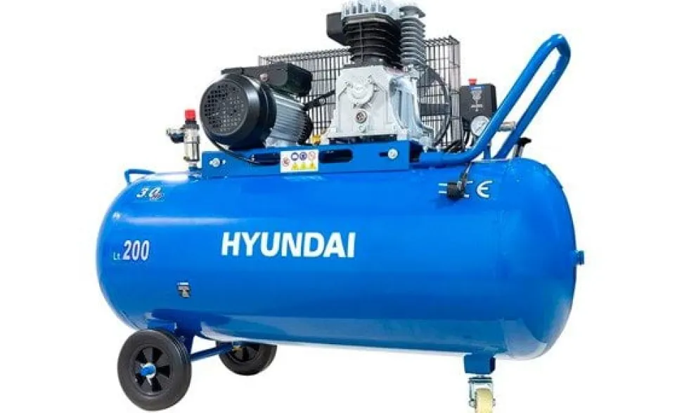 Compressor 200 Litros 3HP Pro 400V Hyundai HYACB200-31T