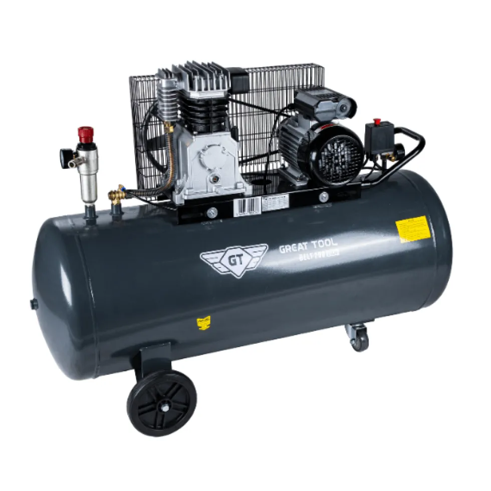 Compressor 100 litros 3HP 380V Great Tool GTCP0100003CT