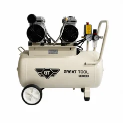 Compressor Silencioso Isento De Óleo 50L 2HP 230V Great Tool CP050000CMS
