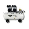 Compressor Silencioso Isento De Óleo 100L 4HP 230V Great Tool CP010000CMS