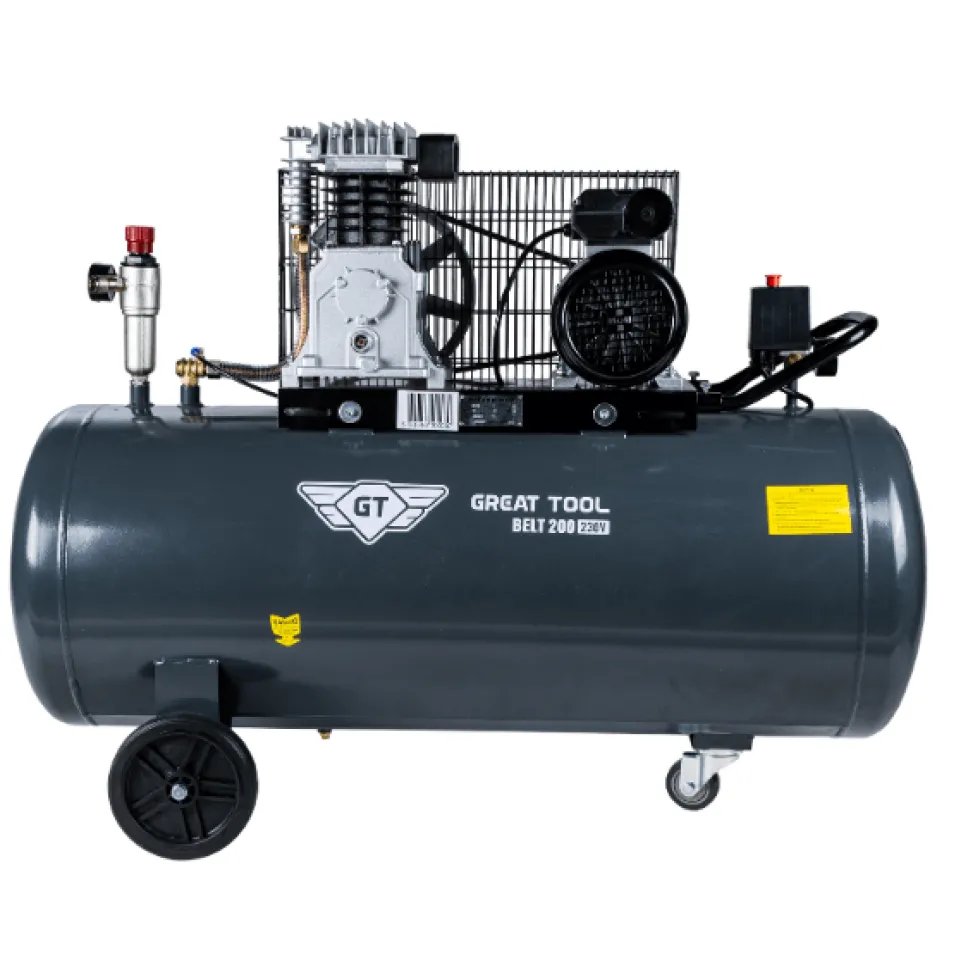 Compressor trifásico 200 Litros - Compressor trifasico Great Tool CP0200003CT