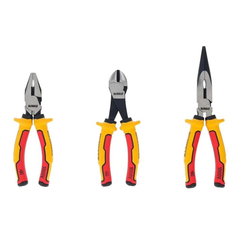 Conjunto 3 Alicates VDE LH Dewalt DWHT82811-0