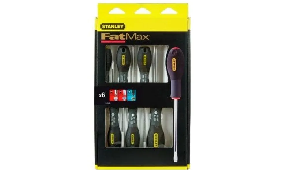 Conjunto Chaves de Fenda - 6 Pcs Fatmax Stanley 0-65-428