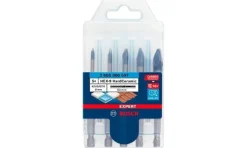 Conjunto de 5 Broca EXPERT HEX-9 HardCeramic 4 - 10x90mm Bosch 2608900597