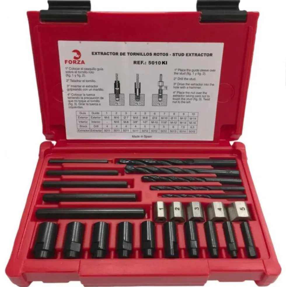 Conjunto de Brocas e GuiasFORZA Série 5010KI