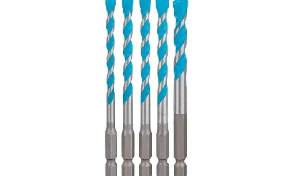 Conjunto de 5 Brocas HEX-9 MultiConstruction 5,5 - 8 mm Bosch