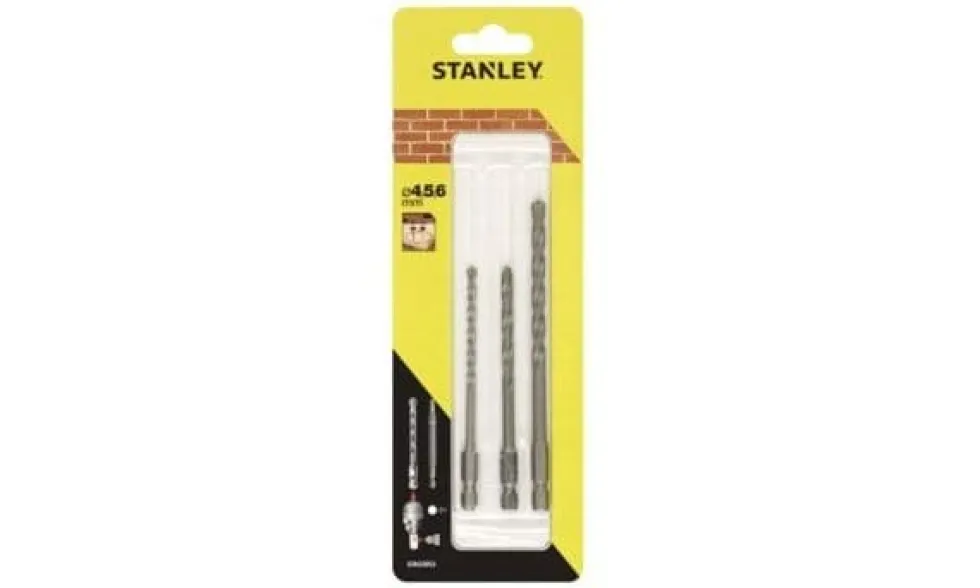 Conjunto de Brocas 4-6mm p/ Alvenaria Stanley STA53053-XJ