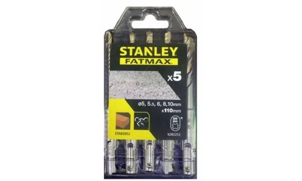 Conjunto de Brocas SDS-PLUS 5-10mm Stanley STA85052-XJ