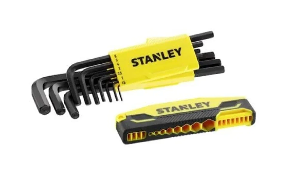 Conjunto de Chaves Allen Hexagonais - 10 Pcs Stanley 0-89-904